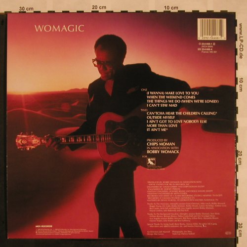Womack,Bobby: Womagic, MCA(254 466-1), D, 1986 - LP - X996 - 5,00 Euro