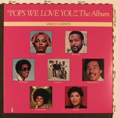 V.A.Pops We Love You...-The Album: Diana Ross, Marvin Gaye... 9 Tr., Motown (M7 921R1), US, co, 1979 Typ: LP Best.-Nr.: X9975 Preis: 6,00 Euro