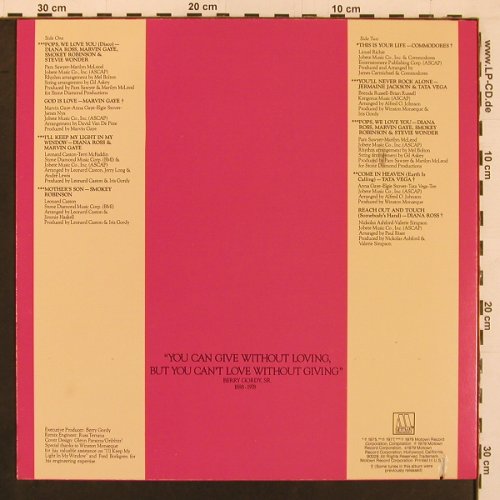 V.A.Pops We Love You...-The Album: Diana Ross, Marvin Gaye... 9 Tr., Motown (M7 921R1), US, co, 1979 Typ: LP Best.-Nr.: X9975 Preis: 6,00 Euro