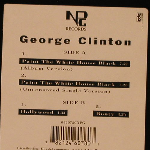 Clinton,George: Paint The White House Black*2+2, NPG Records(0060780NPG), D, 1994 - 12inch - X9988 - 4,00 Euro