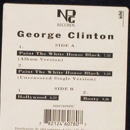 Clinton,George: Paint The White House Black*2+2, NPG Records (0060780NPG), D, 1994 Typ: 12" Best.-Nr.: X9988 Preis: 4,00 Euro