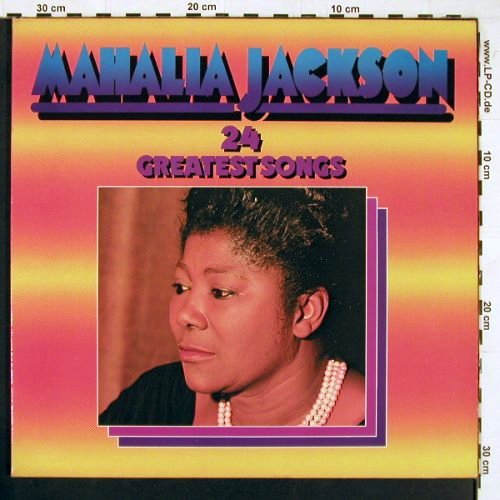 Jackson,Mahalia: 24 Greatest Songs, Foc, Jazz Line / Historia(2-763), D, 1980 - 2LP - Y104 - 7,50 Euro