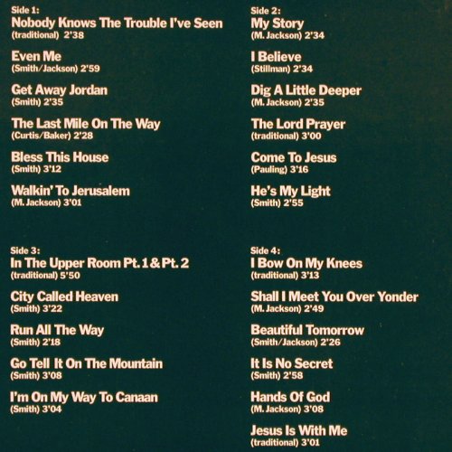 Jackson,Mahalia: 24 Greatest Songs, Foc, Jazz Line / Historia (2-763), D, 1980 Typ: 2LP Best.-Nr.: Y104 Preis: 7,50 Euro