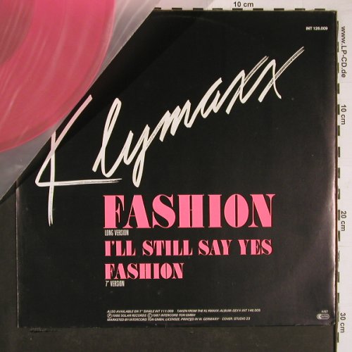 Klymaxx: Fashion*2 (lg) / I'll still say yes, Solar(INT 126.009), D,colVinyl, 1987 - 12inch - Y1164 - 3,00 Euro