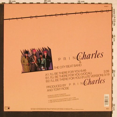 Prince Charles & City Band: I'll Be There For You*3, Metronome(887067-1), D, 1987 - 12inch - Y1304 - 3,00 Euro