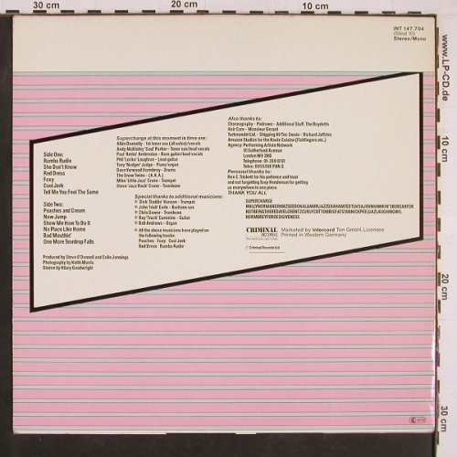 Supercharge: Now Jump, Criminal (147.704), D, 1980 Typ: LP Best.-Nr.: Y1319 Preis: 6,00 Euro