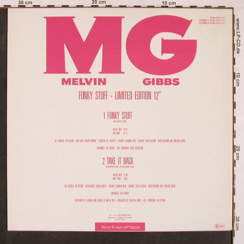 Gibbs,Melvin: Funky Stuff*2 / Take It Back*2, Rhythm Attack (RT 511-4), D, 1987 Typ: 12" Best.-Nr.: Y1322 Preis: 3,00 Euro