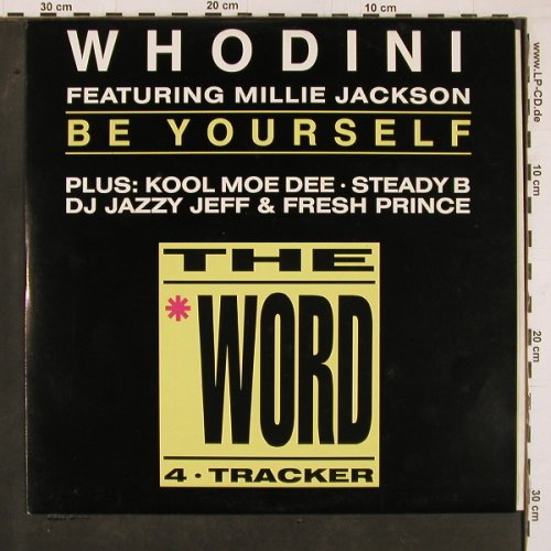 V.A.The Word 4 Tracker: Whodini,Kool Moe Dee, Jezzy Jeff.., Jive / RAP EP T1 (6.20828 AE), D, 1987 Typ: 12" Best.-Nr.: Y1345 Preis: 5,00 Euro
