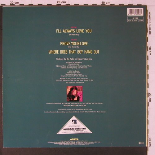 Dayne,Taylor: I'll Always Love You / Prove y.Love, Arista (611 536), D, 1988 Typ: 12" Best.-Nr.: Y1535 Preis: 3,00 Euro
