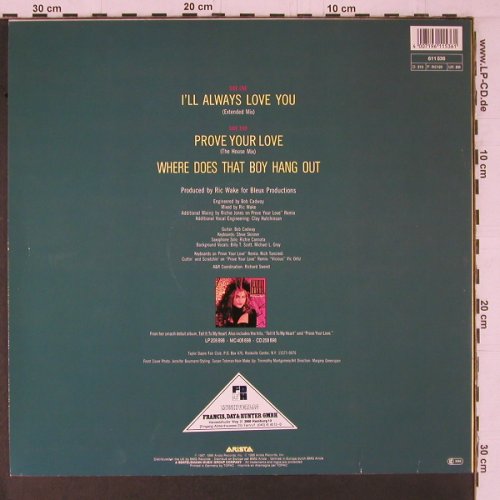 Dayne,Taylor: I'll Always Love You / Prove y.Love, Arista(611 536), D, 1988 - 12inch - Y1535 - 3,00 Euro