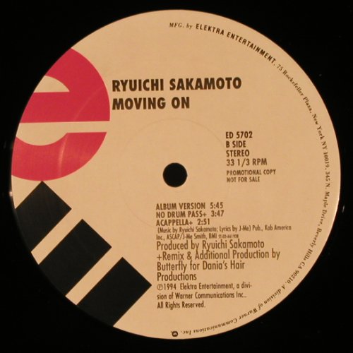 Sakamoto,Ryuichi: Moving On *6, Elektra(ED 5702), US,Promo, 1994 - 12inch - Y161 - 4,00 Euro