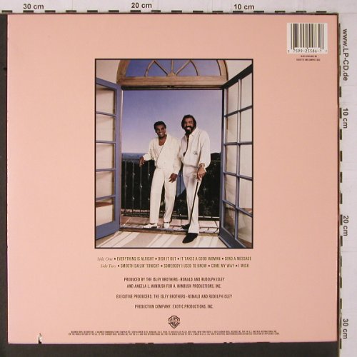 Isley Brothers: Smooth Sailin', WB (25 586-1), US,co, 1987 Typ: LP Best.-Nr.: Y1643 Preis: 7,50 Euro