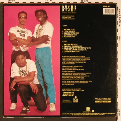 B.V.S.M.P.: The Best Belong Together, Debut (DBLP 503), UK, 1988 Typ: LP Best.-Nr.: Y171 Preis: 6,00 Euro