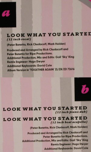 Temptations: Look What You Started*3, Motown(ZT 41734), D, 1987 - 12inch - Y1754 - 4,00 Euro