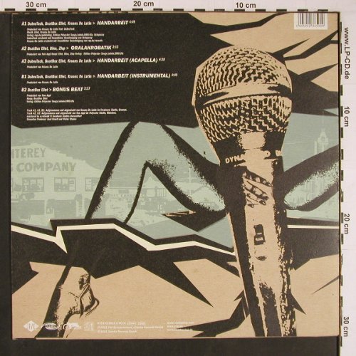 Beatboxing Vol. 1.0: Handarbeit *3/Oralakrobatik+1, Zomba /RTD (103.3859.0 PC16), D, 2001 Typ: 12" Best.-Nr.: Y183 Preis: 4,00 Euro