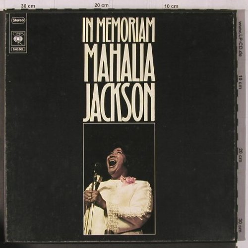 Jackson,Mahalia: In Memoriam, Box, Booklet, CBS (S 66 501), NL, 1974 Typ: 5LP Best.-Nr.: Y1868 Preis: 17,50 Euro