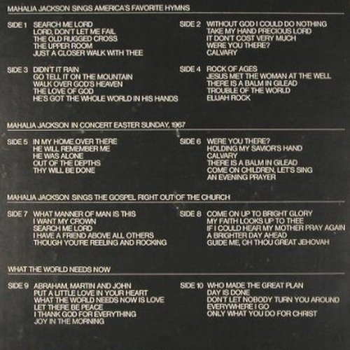 Jackson,Mahalia: In Memoriam, Box, Booklet, CBS (S 66 501), NL, 1974 Typ: 5LP Best.-Nr.: Y1868 Preis: 17,50 Euro