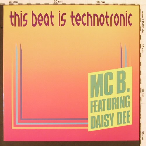 Mc B. feat. Daisy Dee: This Beat Is Technotronic*2+1, Dance Street(DST 112 001), D, 1990 - 12inch - Y1913 - 5,00 Euro