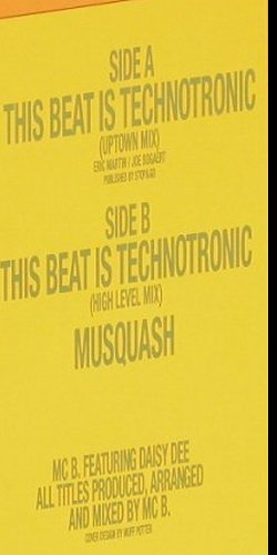 Mc B. feat. Daisy Dee: This Beat Is Technotronic*2+1, Dance Street(DST 112 001), D, 1990 - 12inch - Y1913 - 5,00 Euro