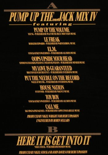 Mirage: Pump Up The...Jack Mix IV, BCM(12-2057-40), D, 1987 - 12inch - Y2024 - 5,00 Euro