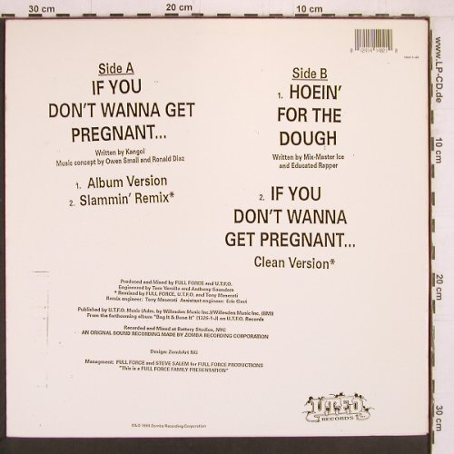UTFO: If You Don't Want To Get Pregnant, Jive (1402-1-JD), US, 4Tr., 1990 Typ: 12" Best.-Nr.: Y2049 Preis: 5,00 Euro