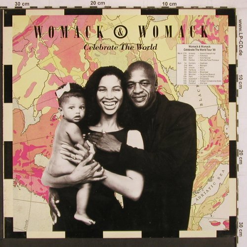 Womack & Womack: Celebrate The World*2+1, Island (612 059), D, 1989 Typ: 12" Best.-Nr.: Y2061 Preis: 4,00 Euro
