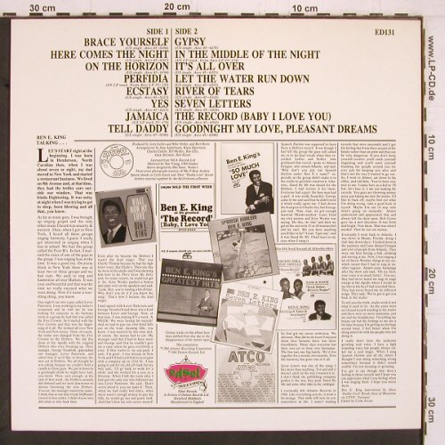King,Ben E.: Here comes The Night, Edsel (ED131), UK, 1984 Typ: LP Best.-Nr.: Y2140 Preis: 7,50 Euro
