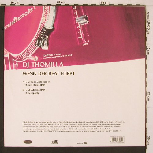 DJ Thomilla: Wenn der Beat flippt *4, Benztown (0103290BTN), D, 1999 Typ: 12"gx Best.-Nr.: Y2213 Preis: 4,00 Euro