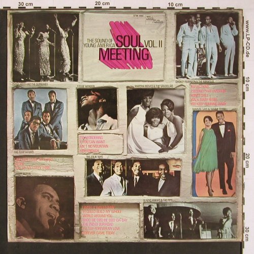 V.A.Soul Meeting Vol.2: D.Ross, Wonder, Temptations..., Tamla-Motown (STM 1002), D, 1967 Typ: LP Best.-Nr.: Y227 Preis: 9,00 Euro