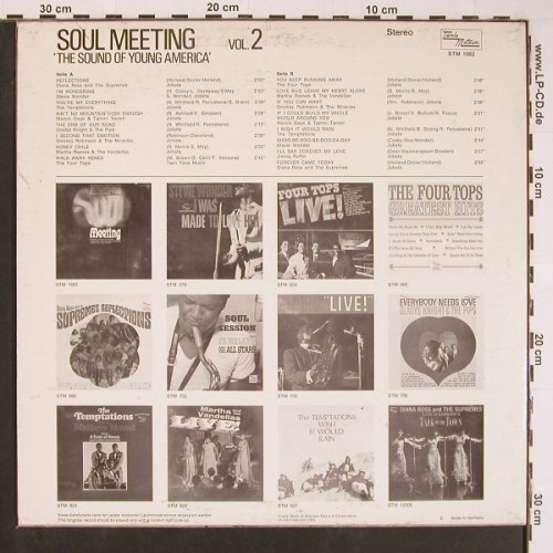 V.A.Soul Meeting Vol.2: D.Ross, Wonder, Temptations..., Tamla-Motown (STM 1002), D, 1967 Typ: LP Best.-Nr.: Y227 Preis: 9,00 Euro