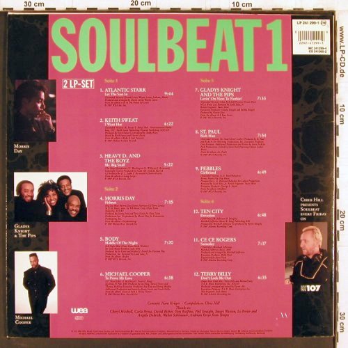 V.A.Soulbeat 1: Atlantic Starr...Terry Billy,12 Tr., WB (241 299-1), D, 1988 Typ: 2LP Best.-Nr.: Y2407 Preis: 7,50 Euro
