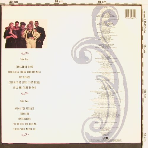 R.J.'s Latest Arrival feat.DeDe: Tangled In Love, EMI (E1-92181), US, 1989 Typ: LP Best.-Nr.: Y2506 Preis: 7,50 Euro
