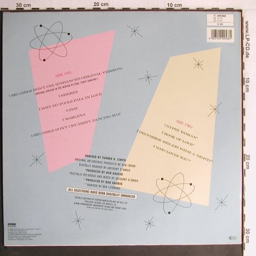 Four Seasons feat.Frankie Valli: Hits Digitally Enhanced, Curb (209 568), D, 1988 Typ: LP Best.-Nr.: Y2521 Preis: 5,00 Euro