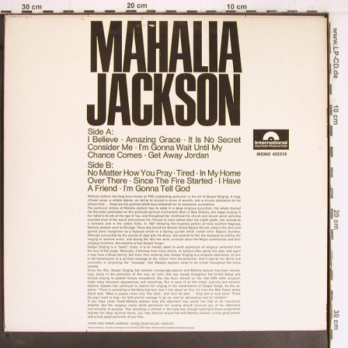 Jackson,Mahalia: Same, Polydor(423 219), D, Mono, 1965 - LP - Y2555 - 12,50 Euro