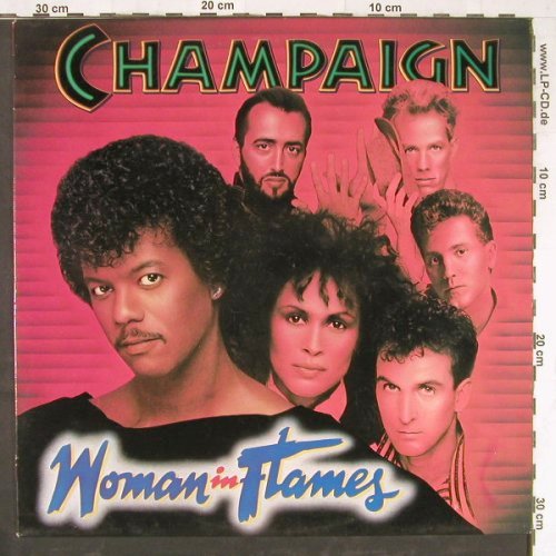 Champaign: Woman In Flames, CBS (CBS 26 018), NL, 1984 Typ: LP Best.-Nr.: Y2617 Preis: 6,00 Euro