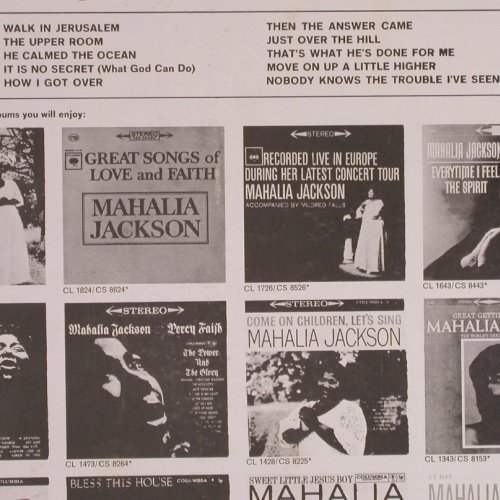 Jackson,Mahalia: Greatest Hits, FS-New, Columbia (CS 8804), US, 1963 Typ: LP Best.-Nr.: Y2831 Preis: 9,00 Euro