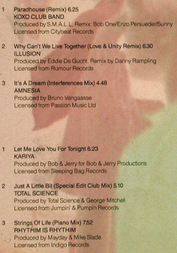V.A.Warehouse Raves: The Best of Italo House, Rumour Rec. (RUMLD 101), UK Typ: 2LP Best.-Nr.: Y2945 Preis: 7,50 Euro
