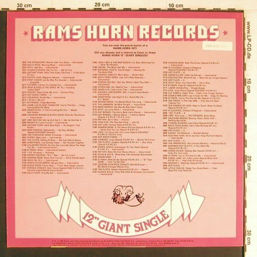 Sweetness: Memory*2, Theme from Cats, instr., Ramshorn(3231), NL, 1983 - 12inch - Y2982 - 4,00 Euro