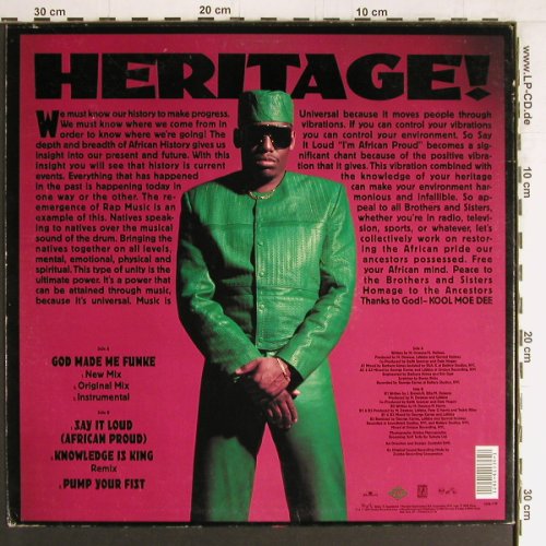 Kool Moe Dee: African Pride, Jive (1336-1-JD), US, 1990 Typ: 12" Best.-Nr.: Y3043 Preis: 5,00 Euro