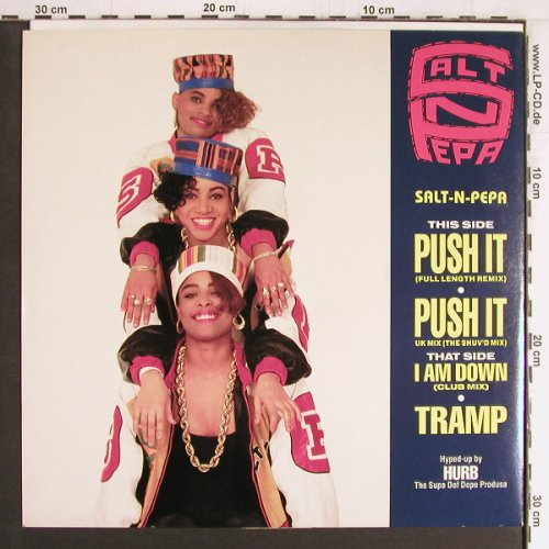 Salt 'n' Pepa: Push It*2+2, ffrr(FFRRX 2), UK, 1988 - 12inch - Y3064 - 3,00 Euro