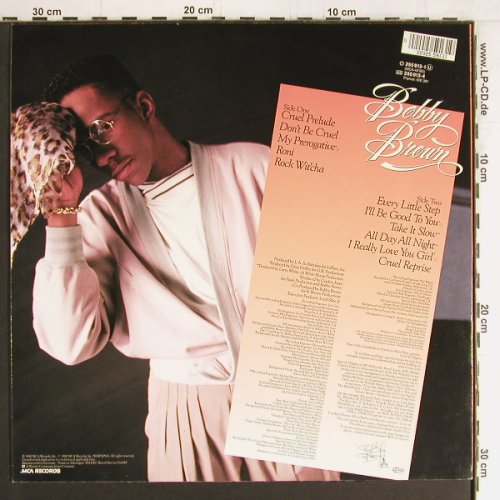 Brown,Bobby: Don't Be Cruel, MCA (255 913-1), D, 1988 Typ: LP Best.-Nr.: Y3069 Preis: 6,00 Euro