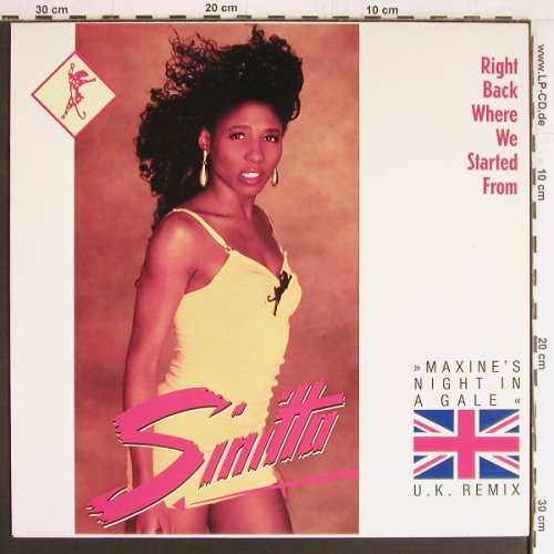 Sinitta: Right Back Where we Started from+2, Teldec(246 785-0 AE), D, 1989 - 12inch - Y3077 - 3,00 Euro