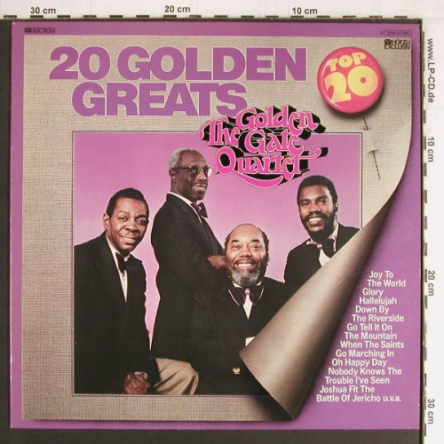 Golden Gate Quartet: 20 Golden Greats, HörZu (058-32 980), D Typ: LP Best.-Nr.: Y3122 Preis: 6,00 Euro
