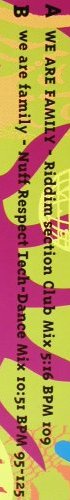 Unit 3: We are Family, remix(club/tech), Logic (614 660), D, 1991 Typ: 12" Best.-Nr.: Y3191 Preis: 4,00 Euro