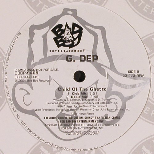 G.Dep: SpecialDelivery*3Child of.tGhetto*2, Bad Boy Entertainment (BBDP-9409), US, Promo, 2001 Typ: 12" Best.-Nr.: Y3444 Preis: 4,00 Euro