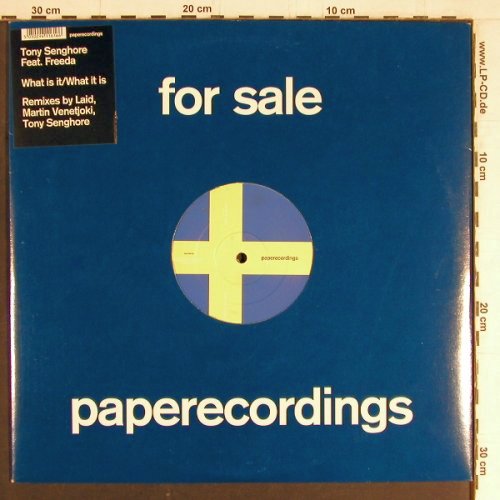 Senghore,Tony  f.Freeda: What is it/What is it, Paperecordings(5050294116166), UK, 2002 - 12"*2 - Y3464 - 4,00 Euro