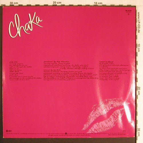 Chaka Khan: Chaka, m-/Cover~~, WB (56 560), D, 1988 Typ: LP Best.-Nr.: Y3482 Preis: 6,00 Euro