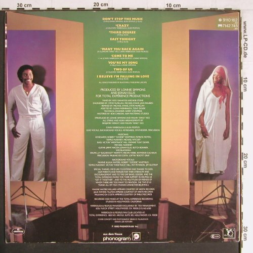 Yarbrough & Peoples: The Two Of Us, Mercury (9110 162), D, 1980 Typ: LP Best.-Nr.: Y3515 Preis: 6,00 Euro