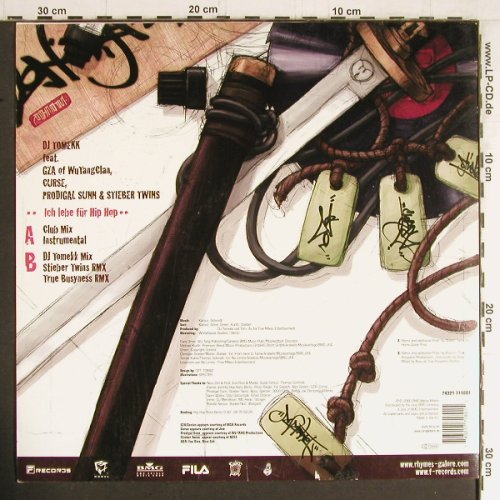 DJ Tomekk feat.GZA,Curse,Prodigal S: Ich Lebe Für Hip Hop*5, Fila Records/BMG (771801), D, 2000 Typ: 12" Best.-Nr.: Y3533 Preis: 7,50 Euro