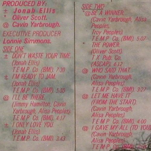 Yarbrough & Peoples: Be A Winner, Total Experience (TEL8-5700), US, co, 1984 Typ: LP Best.-Nr.: Y3633 Preis: 6,00 Euro